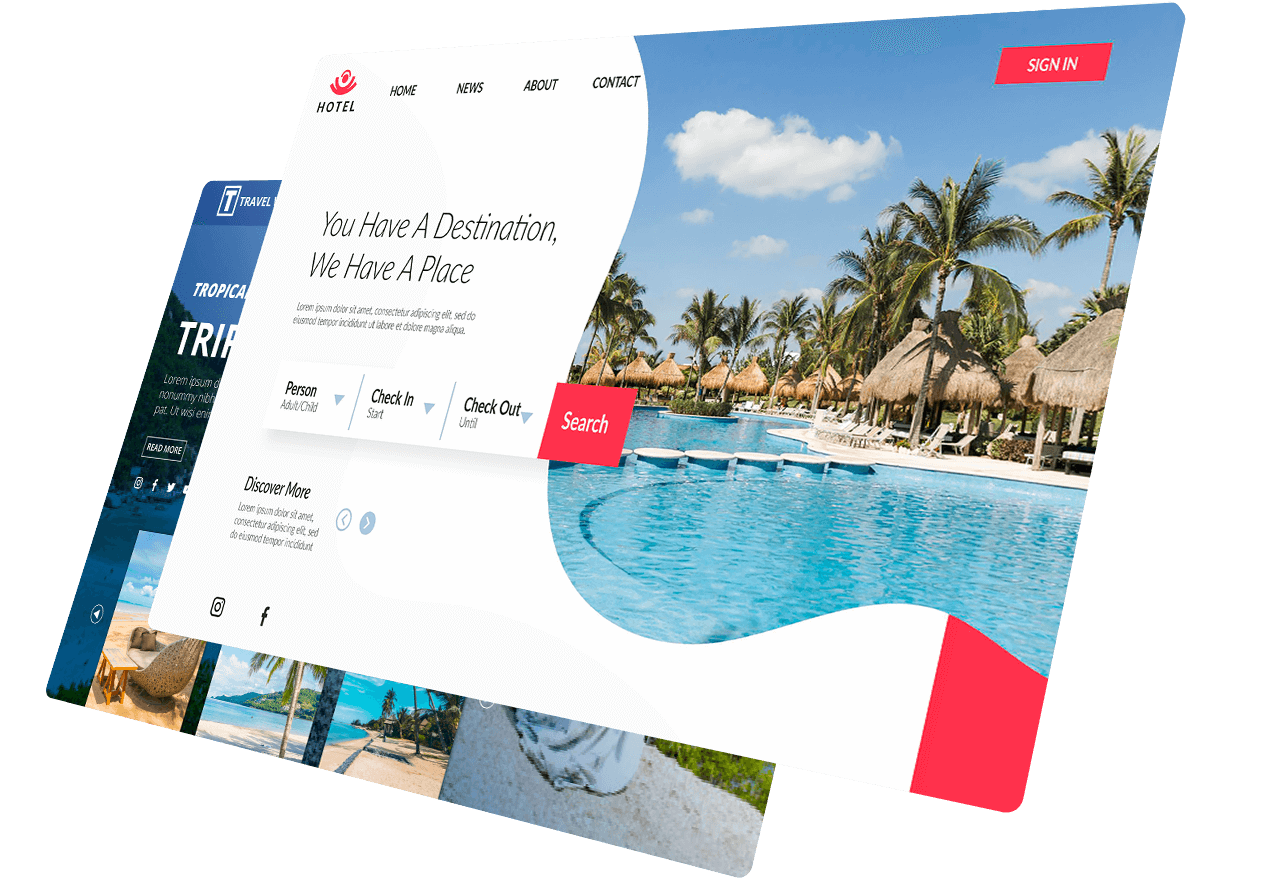 CMS-Based Hotel & Motel Website