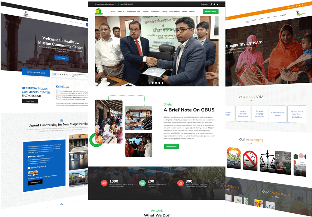 CMS-Based Nonprofit Website