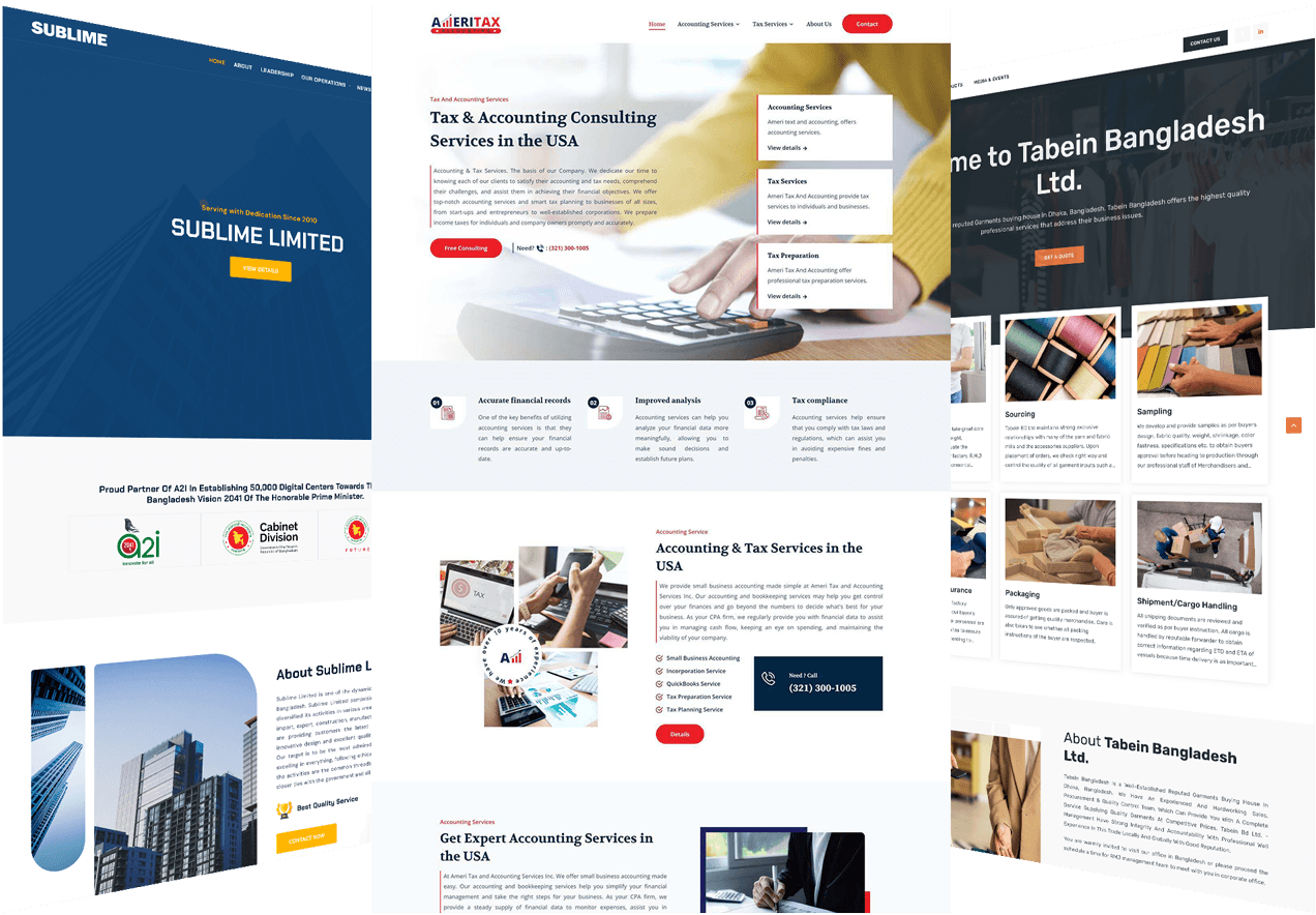 Business Website Powered by Content Management System
