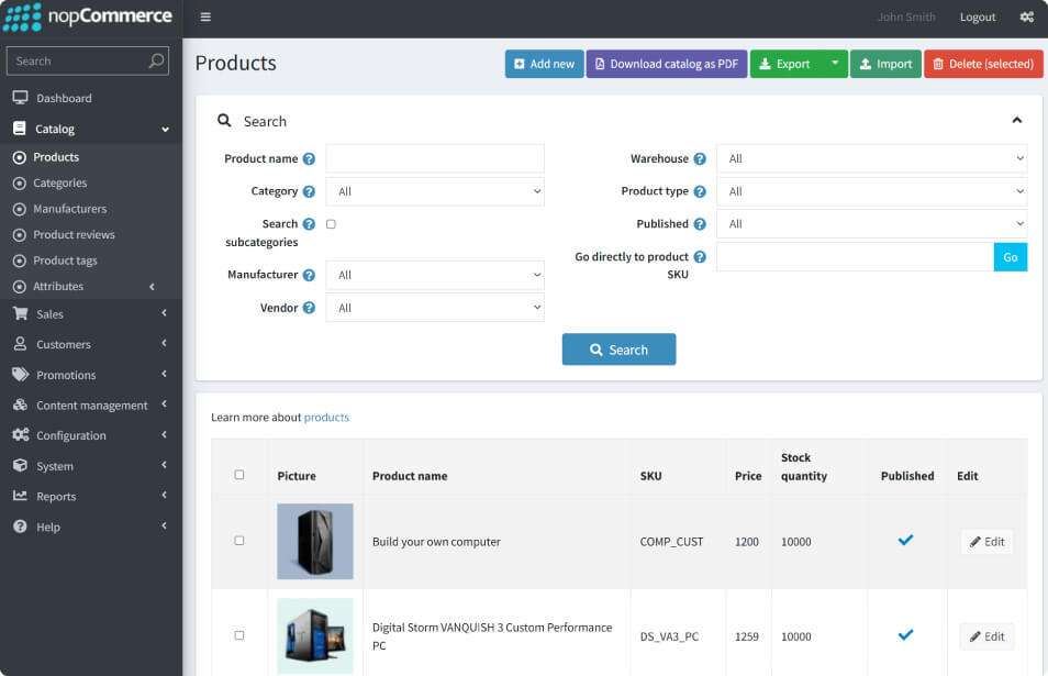 Advanced Product Catelog Features for Your Online Store